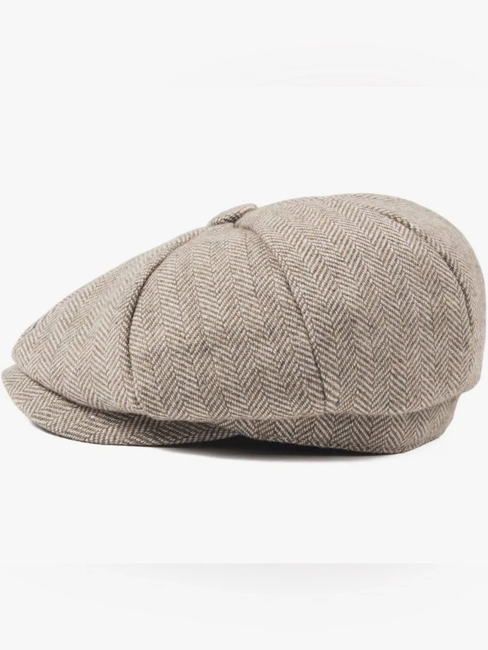 Boys Vintage Newsboy Cap Tweed Flat Beret Cabbie Hat for Kids 6/8 years Pageboy